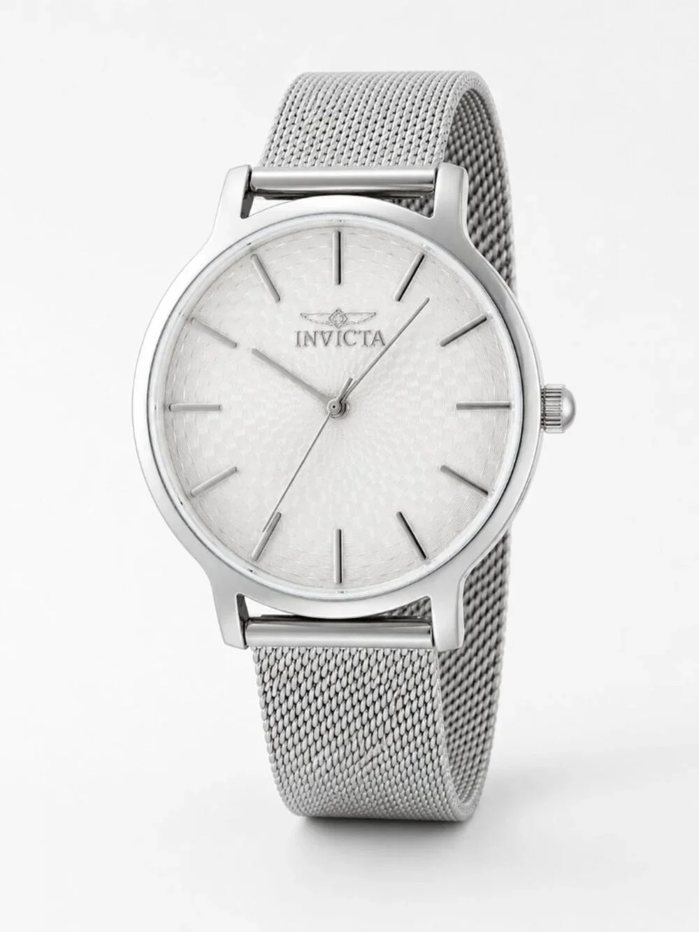 IInvicta Wildflower Maylen 48972 Silver Mesh Watch 38mm Unisex NIB